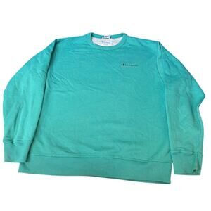 Y2K Champion Logo Crewneck Pullover Sweatshirt Size L Athletic